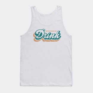 MIAMI MAKES ME DRINK VINTAGE ART Tank Top